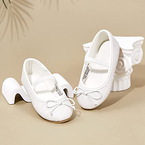 Image of GINFIVE Toddler Girls Dress Shoes Little Girls Mary Janes Ballerina Flats Shoes Toddler