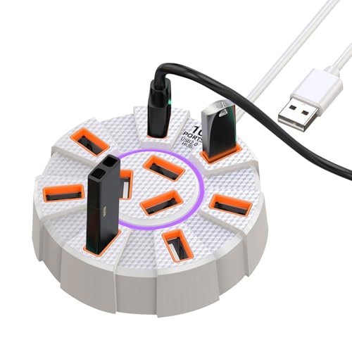 Hub USB - Adattatore di distribuzione USB multiPort estensione USB compatta 4K stazione gela trasferimento di dati 5 di ricezione ad alta velocità connettore di del co