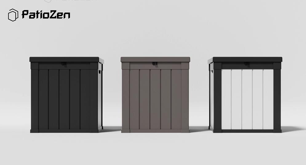 Amazon.com : 40 Gallon Resin Deck Box, Lockable Patio
