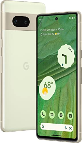 Image of Google Pixel 7 5G, 128GB, Lemongrass - Unlocked (Renewed)