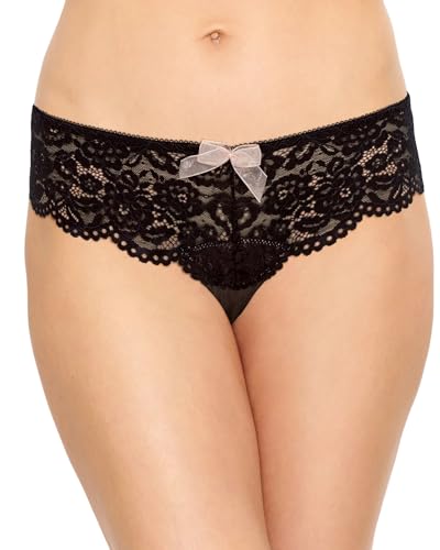 b.tempt'd by Wacoal Women's Ciao Bella Tanga Bikini Brief Panty, Night, Small, (945144)