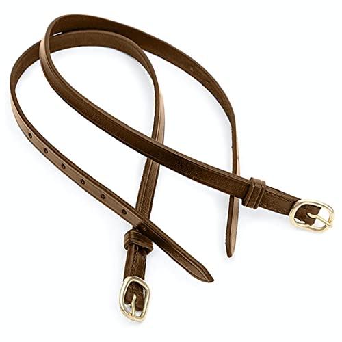 Shires Blenheim Leather SPUR Straps (Brown)