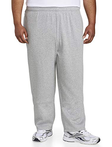 Amazon Essentials Men's Big & Tall Fleece Pant fit by DXL, Light Gray Heather, 5X