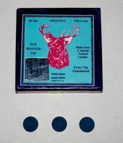 Billiard Pool Cue Tips - Elk Master 12mm (Soft)