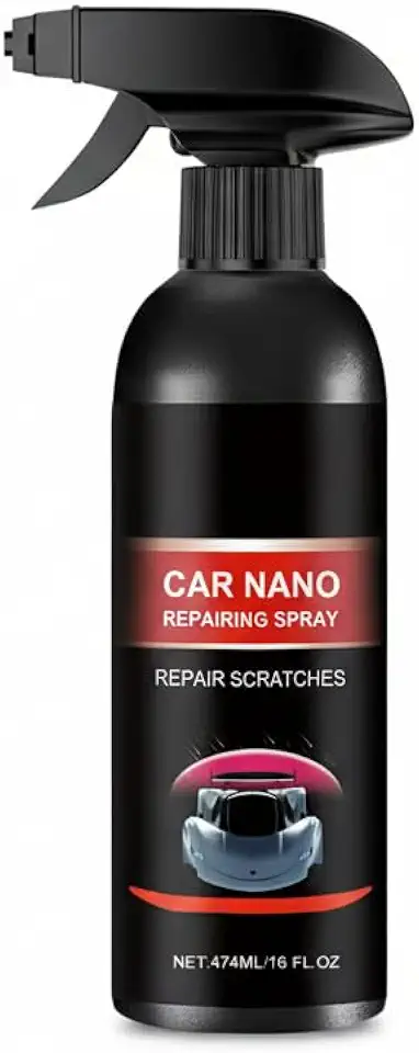 Car Quick-Acting Coating Agent Spray Set, Car Coating Spray Kit with Sponge & Towel, New Quick Effective Coating Spray, Car Scratch Wax Polish Spray, Waterless Wash (1 Pcs, 474ml)