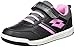 Lotto Set Ace AMF XVI JR SL, Scarpe con Lacci, Nero e Rosa, 37 EU