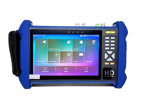 7inch Professional Multi-functional CCTV Tester Monitor,Retina Display IP Camera Tester H.265 Touch Screen, Built-in WiFi, HD TVI/AHD/CVI/SDI/SD Analog/CVBS camera, Support HDMI up to 8MP (3840x2160P)