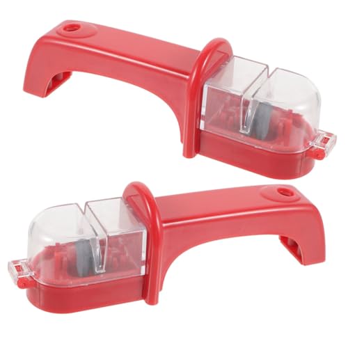 JOINPAYA 1 Juego Afilador De Tijeras De Escritorio Herramienta De Conveniente Afilador Ergonomico De Cocina 2 Piezas
