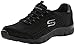 Skechers Sport Women's Rock Around Fashion Sneaker, Black Shimmer, 9 M US