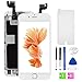 Ecran iPhone 6s LCD Vitre Tactile Complet sur Châssis pour iPhone 6s Blanc 4,7'' avec Outils Bouton Home Écouteur Interne Caméra De Face Tout Assemblé
