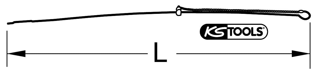 KS Tools 150.9285 Ölkontrollstab für VAG