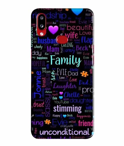 Image of Printed Hard Back Case Cover & Compatible for Samsung Galaxy A10S / Samsung Galaxy M01S | Motivation Inspired Quotes (Multicolor) - D1208