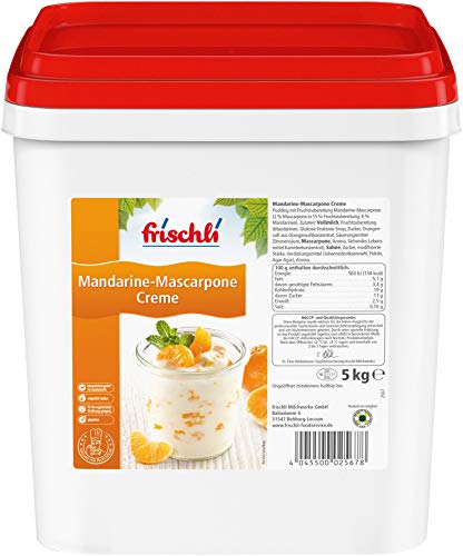 Frischli Mandarine-Mascarpone Creme ein einzigartiges Dessert-Highlight 5000g ...