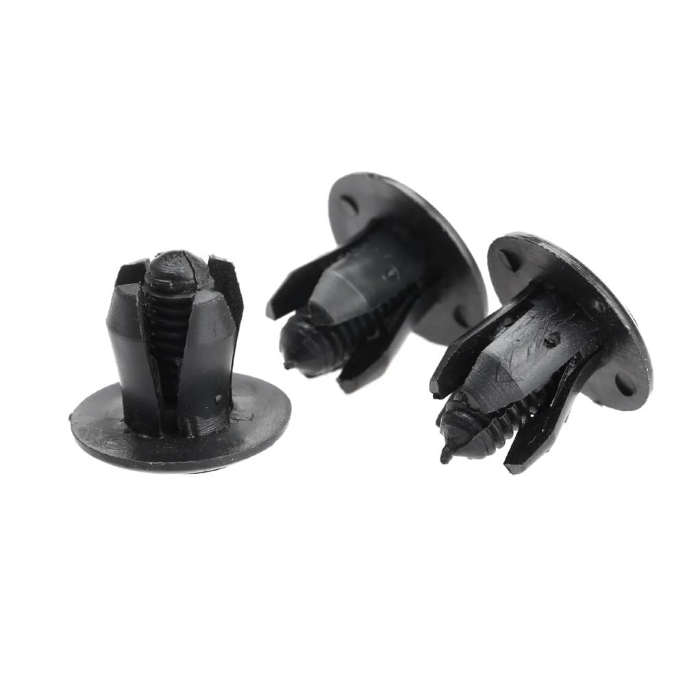 YTQMoreBNZ 50Pcs 8.2mm Car Plastic Screw Fasteners 0G032-50037-A For Kia Amanti Magentis Optima Rio Sedona Sephia Sorrento Spectra Sportage