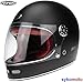 Produktbild VIPER F656 INTEGRALHELM GLASFASER RETRO VINTAGE ECE ZERTIFIZIERT GRINGO CUSTOM CHOPPER BOBBER MATE SCHWARZ (M (57-58 CM))