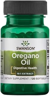Swanson Oregano Oil 10:1 Extract-Natural Supplement Promoting Digestive Health-Respiratory & Urinary Tract Health Support (120 Softgels, 150mg Each)