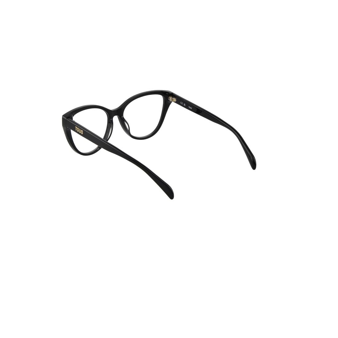 TOUS Eyeglass Frame VTOB95 Shiny Black 54/16/135 Damskie Okulary, Shiny Black, 54/16/135