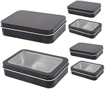 6-Pack Tinplate Card Decks Box Metal Playing Card Box with Lid for Playing Storage Game Holder Cards Storage for Travel Home Small Items 4.37 X 2.87 X 0.98 in