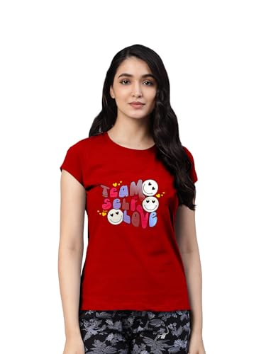 Image of Lyra Women's Cotton Regular Fit T-Shirt