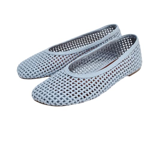 Mesh Ballet Flats for Women Slip on Wide Width Mary Jane Flats