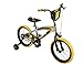 16" Huffy Kinetic Kid Bike, Yellow w/ Removable Training Wheels