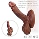 JPGeil Realistischer XL Silikon Dildo Penis mit Hoden Analdildos groß klein Anal Butt Plug Hohe Qualität Klassische Dildos mit Stark Saugnapf Masturbations Sexspielzeug für Männer Frauen