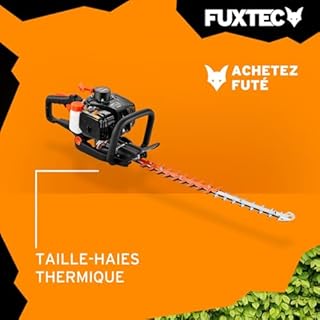 FUXTEC Taille-Haies Thermique FX-MH123ECO – Moteur 2T 25,4 cm³, Lame 560 mm, Coupe 28 mm, Ergonomique & Vibrations réduites