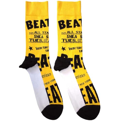 Rock Off Officially Licensed Products The Beatles Live Usa Ankle Calzini Size One Size