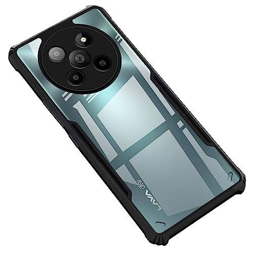 Image of Zapcase Back Case Cover for Lava Agni 2 5G | Compatible for Lava Agni 2 5G Back Case Cover | 360 Degree Protection | Clear Case with Camera Protection | (TPU + PC | Matte Black)