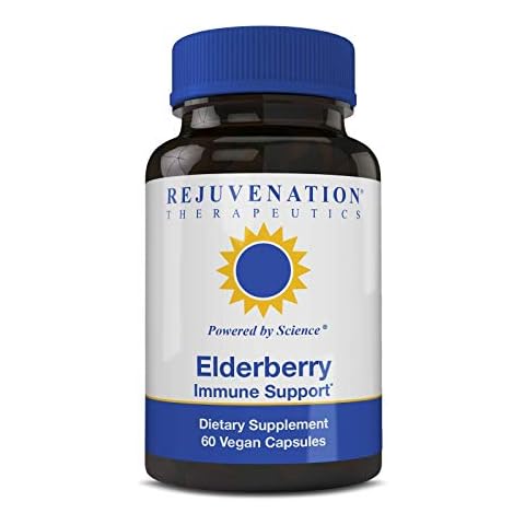 Rejuvenation Therapeutics Elderberry - Elderberry Capsules for Immune Support -Elderberry Cold Fighter Cover