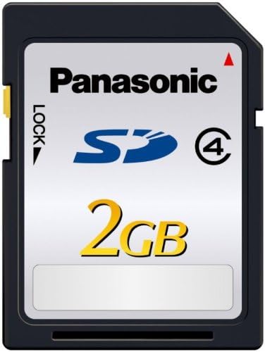 Panasonic 2GB SDHC Class 4 Memory Card | RP-SDL02GJ1K | 20MB/s transfer trate (Japanese Import)