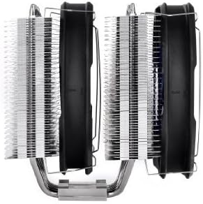 Side view of Thermaltake Frio Extreme CPU Cooler showing dual heatsink towers