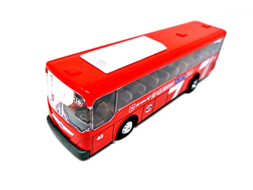 PLAYJOCS GT-8112 Stadtbus, Metallfahrzeug, Kunststoffteile, ideal für Kinder und Sammler.