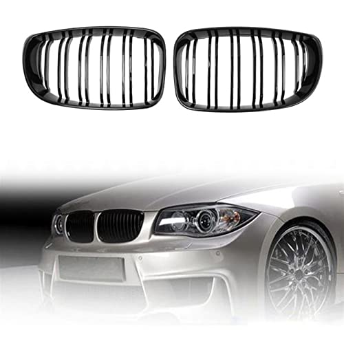 Grilles avant voiture BMW E87 E81 calandre de capot rein ABS carbone 2008-2011
