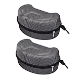 TOYZFRIENDY 2 Stück Große Erhöhte Motorrad Skibrillen Aufbewahrungsbox mit Weichem Innenfutter...