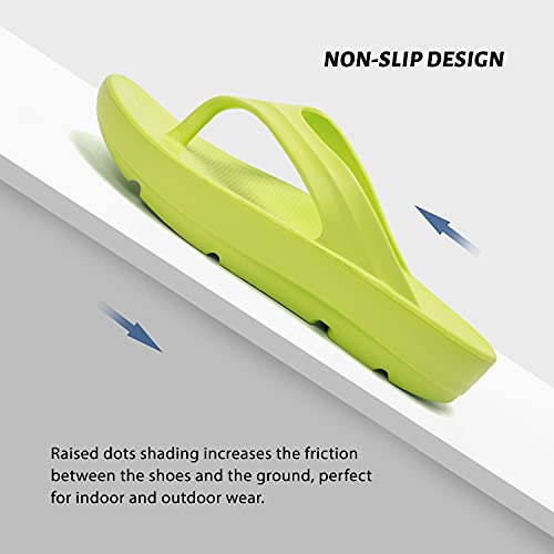 Image of FUNKYMONKEY Women's Comfort Flip Flops with Arch Support - Lightweight EVA Thong Sandals for Walking, Beach, and Daily Wear - Cushioned Footbed & Anti-Slip Sole