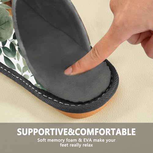 House Slippers Anime Sloth Print Indoor Outdoor Unisex Rubber Sole Memory Foam 4-53