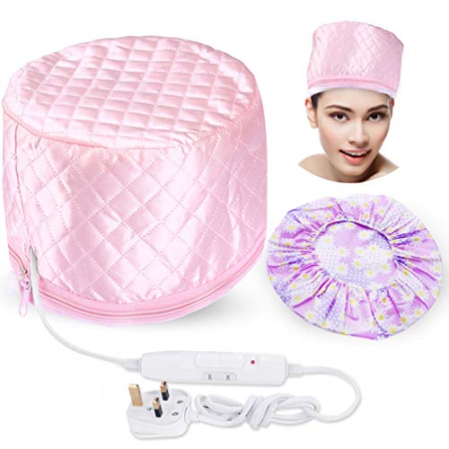Pretty See Bonnet chauffant électrique avec 2 modes de contrôle de la température pour cheveux