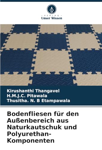 Bodenfliesen für den Außenbereich aus Naturkautschuk und Polyurethan-Komponenten