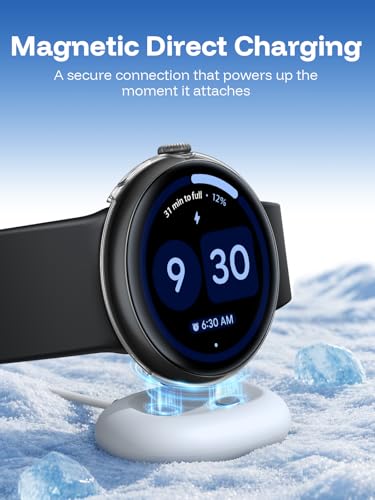 Image of Misxi 1-Pack Curved-Screen Case with Screen Protector Compatible for Google Pixel Watch 4 45mm, Highly Touching Sensitivity Cover with Tempered Glass for Pixel Watch4, Transparent