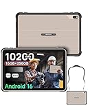 Ulefone RugKing Pad 2 Pro(2026) Tablet Rugged Android 16, 16GB+256GB, 10200mAh Tablet Indistruttibile 10,1" Pollici 90Hz, Dual 4G LTE + eSIM, IP68/IP69K, Fotocamera 48MP Tablet Robusto,NFC, GPS,Grigio