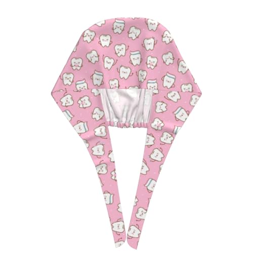 Image of Surgical Caps Men Women, Scrub Cap with Sweatband Adjustable
