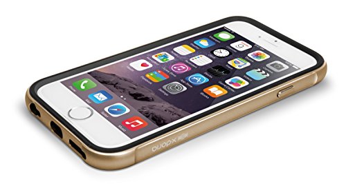 X-Doria iPhone 6 ONLY Defense Shield Military Grade Drop Tested TPU & Aluminum Protective Case, Gold (Not for iPhone 6s)