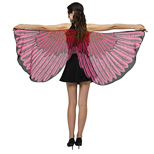 Ypser Halloween Party Wings Shawl for Women Fairy Ladies Costume Cape