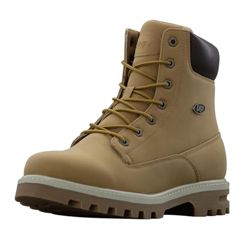 Image of Lugz Men's Empire Hi Classic 6-inch Chukka Boot, Wheat /Dark Brown /Cream /Gum, 12 M