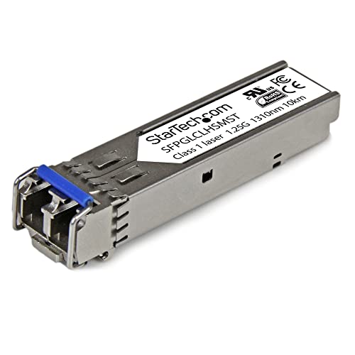 StarTech.com Cisco GLC-LH-SM Compatible SFP Module - 1000BASE-LX/LH - 1GE Gigabit Ethernet SFP - LC 20km - 1310nm - Cisco IE3400, IE3300, IE3200 (SFPGLCLHSMST)