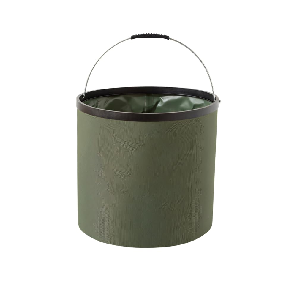 Foldable Bucket, 10L/20L Large Capacity Portable Water Bucket with Metal Handle, Folding Water Container for Fishing Camping Hiking Washing