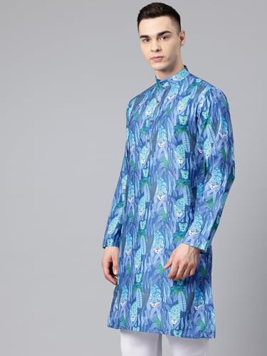 Image of Luxrio Kurta Set for Men Cotton Blend Kurta with Pyjama Set Ethnic Set
