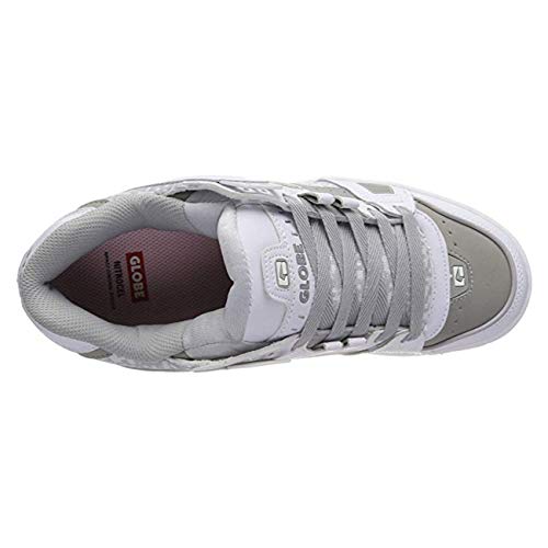 Image of Globe Men's Skateboarding Shoes , Multicolour White Grey Gum , 13 US