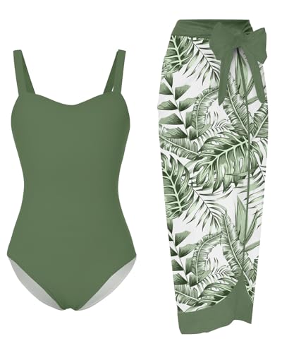 Image of UNIFACO Girls Swimsuit Size 10-12 One Piece Bathing Suit with Mesh Cover Up Adjustable Straps Swimwear